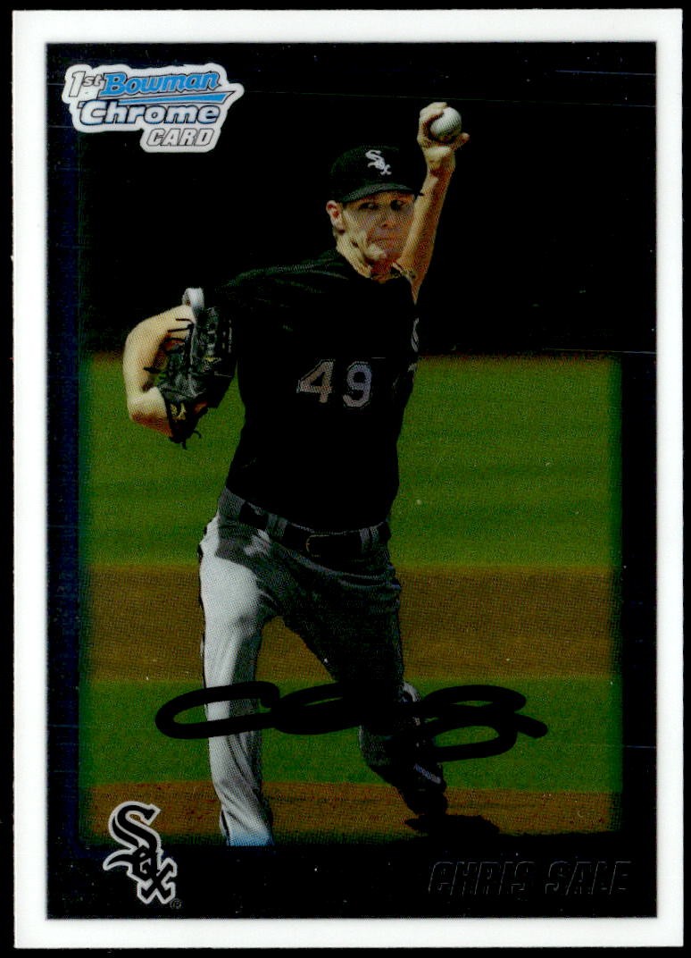 2010 Bowman Draft Picks & Prospects #BDPP92 Chris Sale Chrome Prospects 1st E1