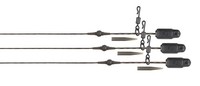 FOX Edges Naturals Submerge Heli-Clip Rigs 30Lb 3 StüCk Karpfenmontage
