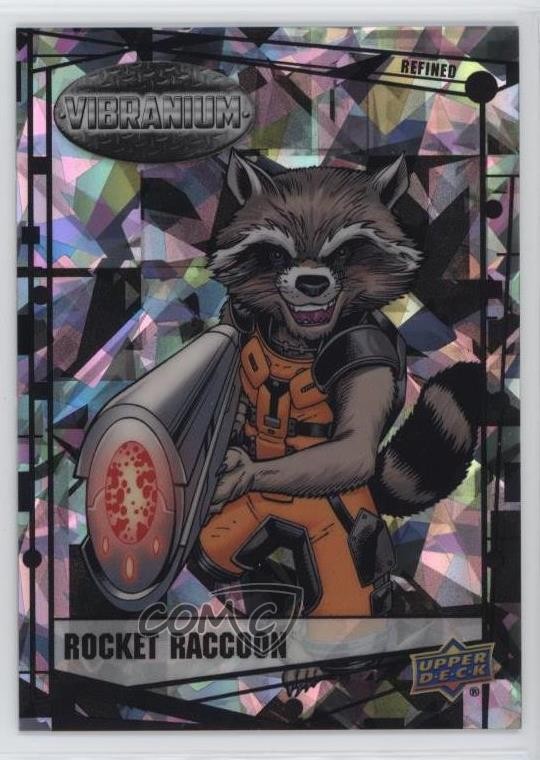 2015 Upper Deck Marvel Vibranium Refined Vibranium 46/99 Rocket Raccoon #9 i1f