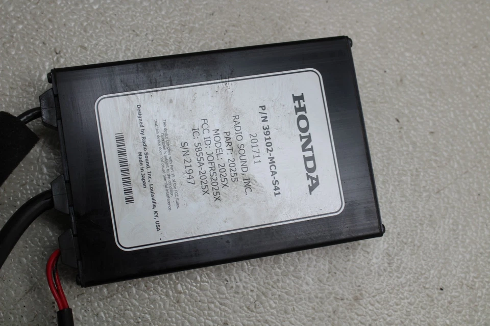 Módulo de unidad de control estéreo de radio Honda Goldwing 1800 GL1800 2012-2017 Foto 2 de 4