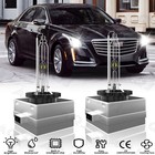 For Cadillac CTS 2008-2019 6000K Xenon HID Headlight Bulbs High / Low Beam