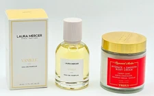LAURA MERCIER Vanille Eau De Parfum EDP Perfume Spray 1.7 oz + Truly X-Mas Gift