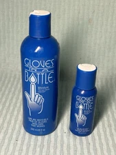 New (2) Gloves In A Bottle Shielding Lotion for Dry Skin Hand & Body 8 oz & 2 oz