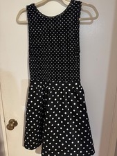 alice and olivia dress size 6 polka dot