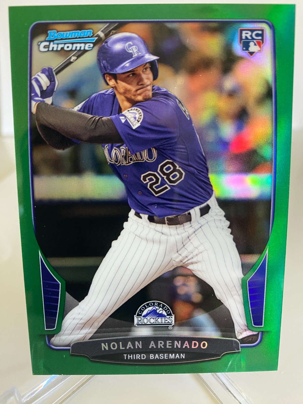 2013 Bowman Draft Picks & Prospects - Chrome Nolan Arenado #41 Green...