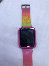 JoJo Siwa Interactive Kids Smart Watch Pink Camera Video Touch Screen Games WORK