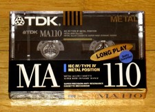 1 TDK MA 110 Metal Audio-Leerkassette (Cassette) - Neu in OVP