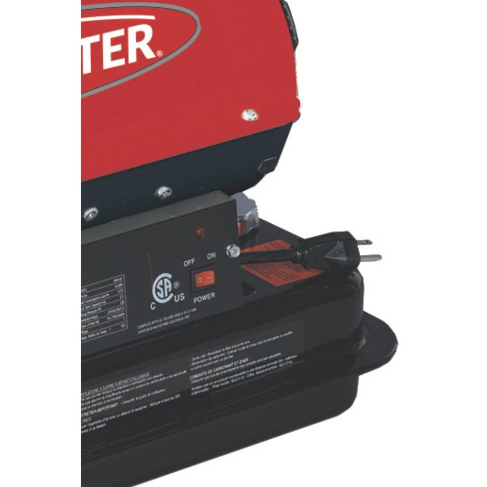 Calentador de aire forzado de queroseno Reddy RFA50 50.000 BTU, uso en interiores/exteriores Foto 2 de 4
