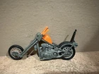 Vintage Hot Wheels Motorcycle Rumblers Orange Handlebars Black Seat Chopper
