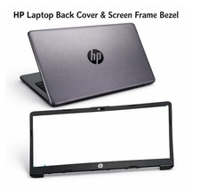 Für HP 250 G8 / 255 G8 Grau LCD Bildschirm Backcover Top Deckel mit Rahmen Blende