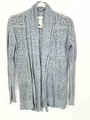 Matilda Jane Pixie Dust Sweater Cardigan Open Front Women s Size Medium