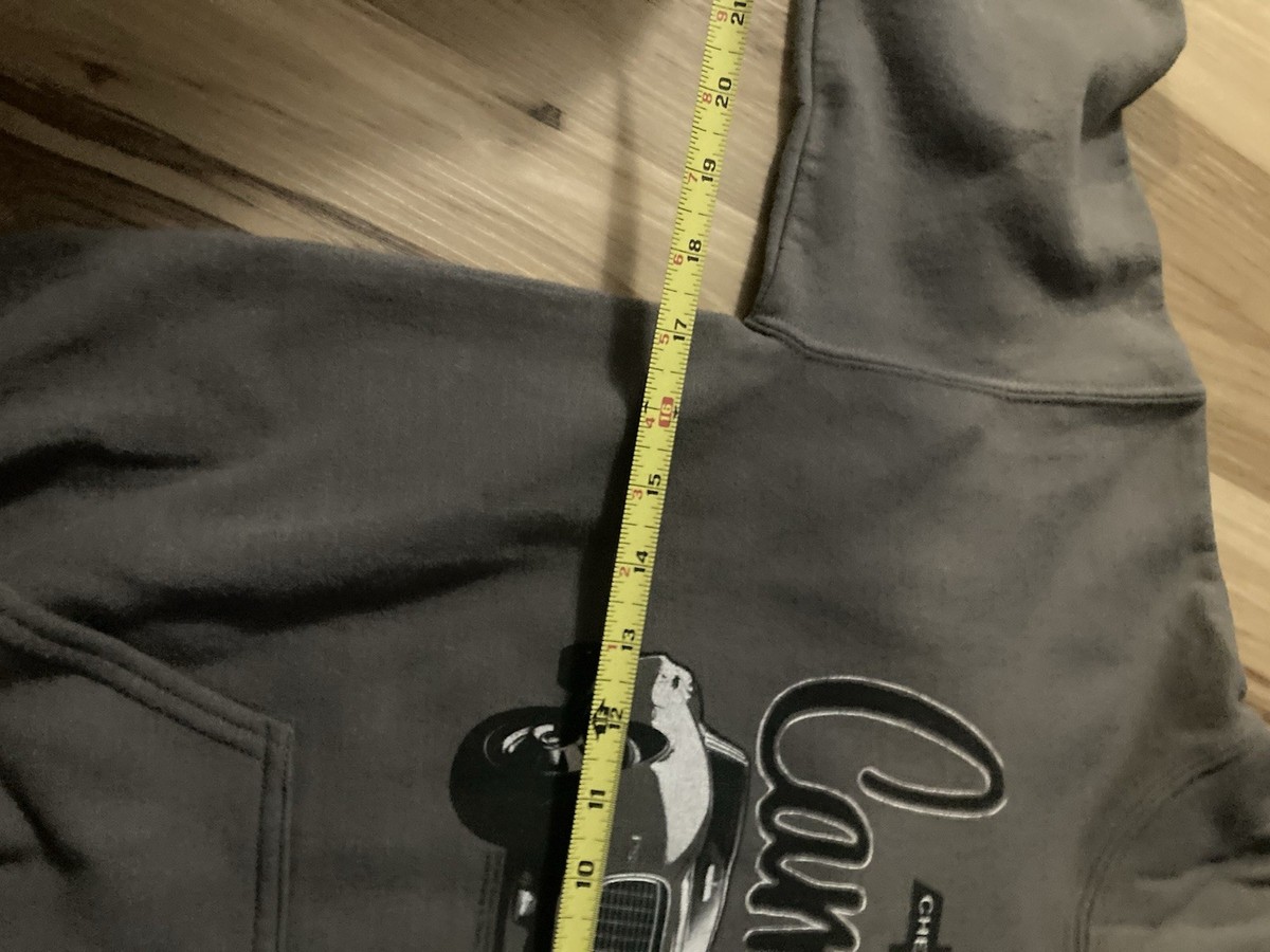 Chevrolet Camaro kids grey hoodie large View 3