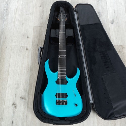 Mayones Duvell DT 7 B26.5" Baritone 7-String Guitar, Light Blue Metallic Matt - Picture 10 of 11