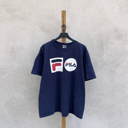 注目 Vintage Tシャツ フィラ カットソー メッシュ ロゴ Fila Tシャツ カットソー 七分 長袖 Www We Job Com