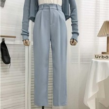 Women Dress Pants Size 2-12 XS Small Medium Large High Rise Office Work Trousers