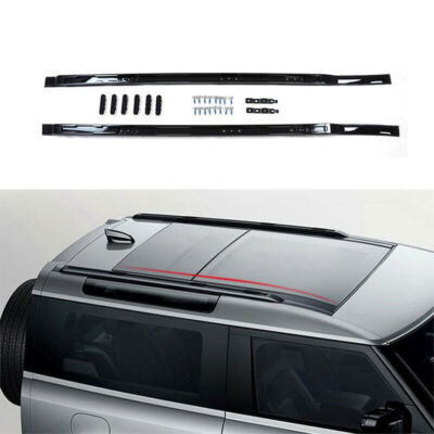 Fits for LR Defender 2D 90 L663 2020 2021 2022 Roof Rail Racks Side Rail Bar 