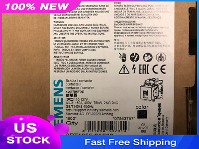 3RT1055-6AF36 1PCS New original SIEMENS 3RT1 055-6AF36 Contactor  Fast delivery