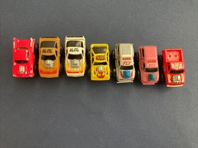 1987 Vintage Galoob Micro Machines Hot Rods Lot Of 7 Rare!!