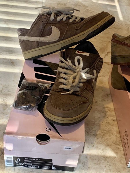 NIKE DUNK LOW PRO SB DARK MOCHA CHINO 2006 BROWN 304292-225 Mens Size 9 - truthpr.com