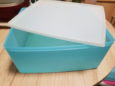 Tupperware Gefrier-Jumbo Gefrierbehälter 6,0L Hellblau/Transparent