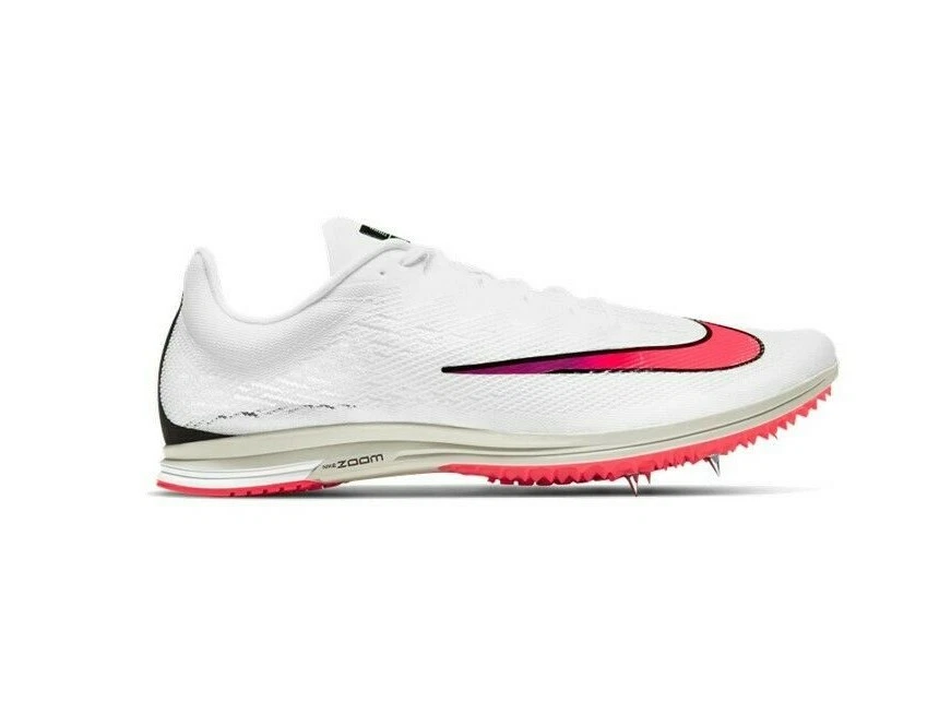 White nike sale sprint spikes
