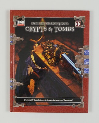 Enchanted Locations: Crypts & Tombs HC d20 D&D RPG supplement - FAF2018