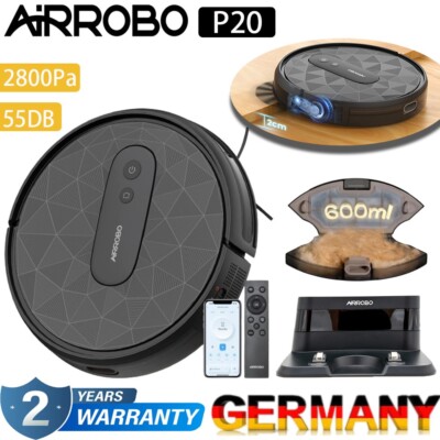 Saugroboter AIRROBO Staubsauger Roboter  2800Pa Selbstaufladung APP WIFI