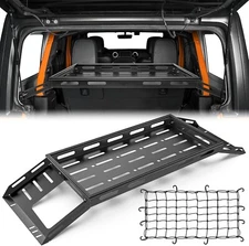 Rear Trunk Interior Storage Cargo Rack Basket Tray Fits 07-24 Wrangler JK JL 4D