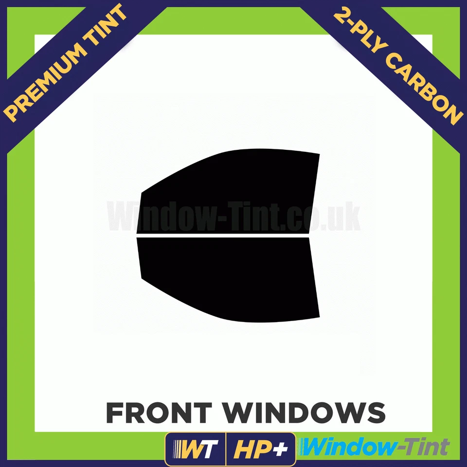 Para Smart Fortwo 2008-2014 Carbono Pre Corte Ventana Tinte Frontal Premium HP+ Foto 2 de 4