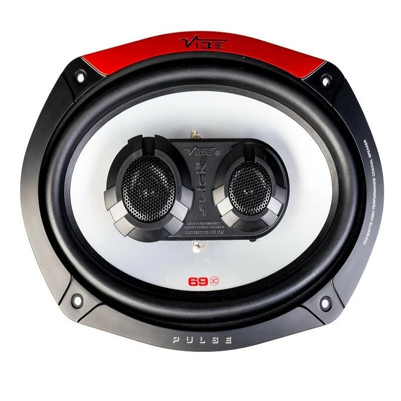 Pares de altavoces de puerta de audio para automóvil de 3 vías Vibe Pulse 69 6x9" 150 mm x 222 mm 300W Foto 3 de 4