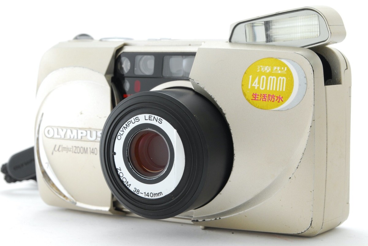【C-66】動作品 OLYMPUS mju zoom 140 EXC＋5 w/Case Strap] OLYMPUS mju Zoom 140 Film Camera 38