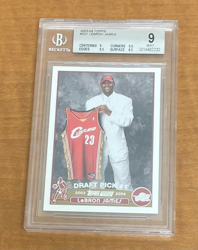 LeBron James - Cleveland Cavaliers - Rookie Card 2003-2004 Topps #221 BGS 9 MINT