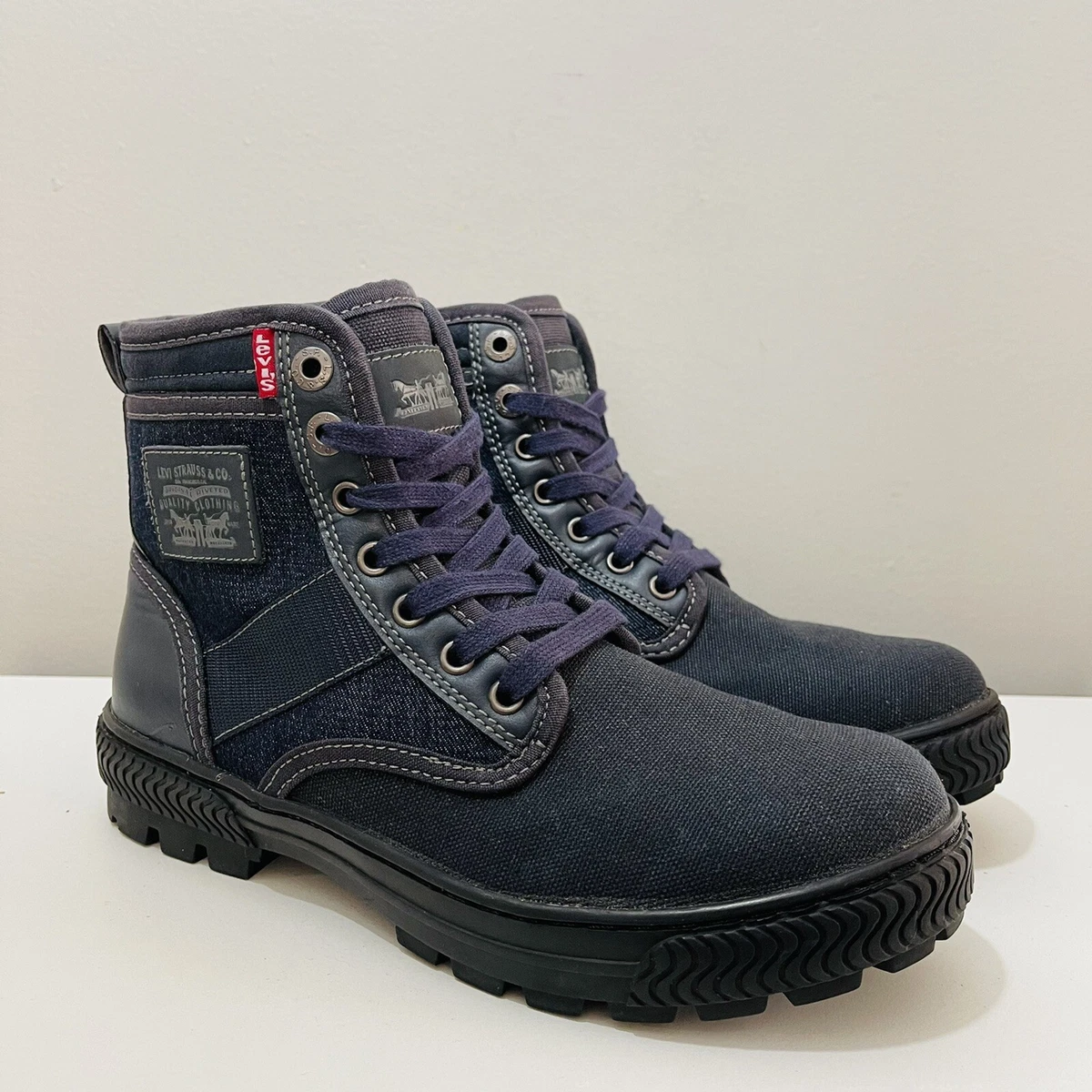Levi denim store boots