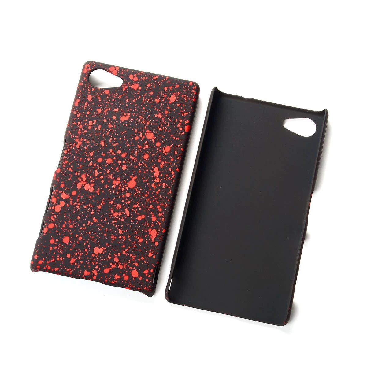Custodia Rigida per Sony Xperia Z5 Compact Custodia Viola Gommato + 2