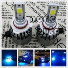 NEW 9005 HB3 Bright 8000K ICE BLUE LED Headlight Bulb 8000LM Kit High Beam