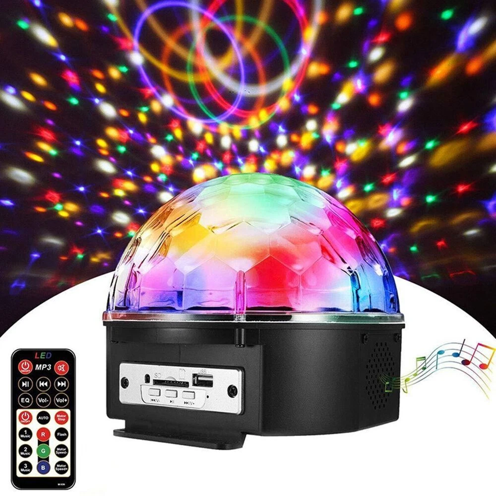 LED Disco Stage Remote Control Magic Ball Light Bluetooth