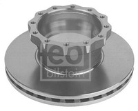 Febi 10989 Bremsscheibe Mit Abs-Impulsring Scheibenbremse