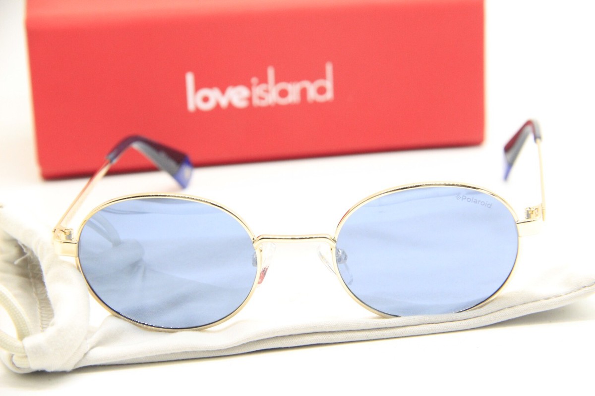 NEW POLAROID PLD 6066/S/LI UHUXN GOLD BLUE AUTHENTIC SUNGLASSES W