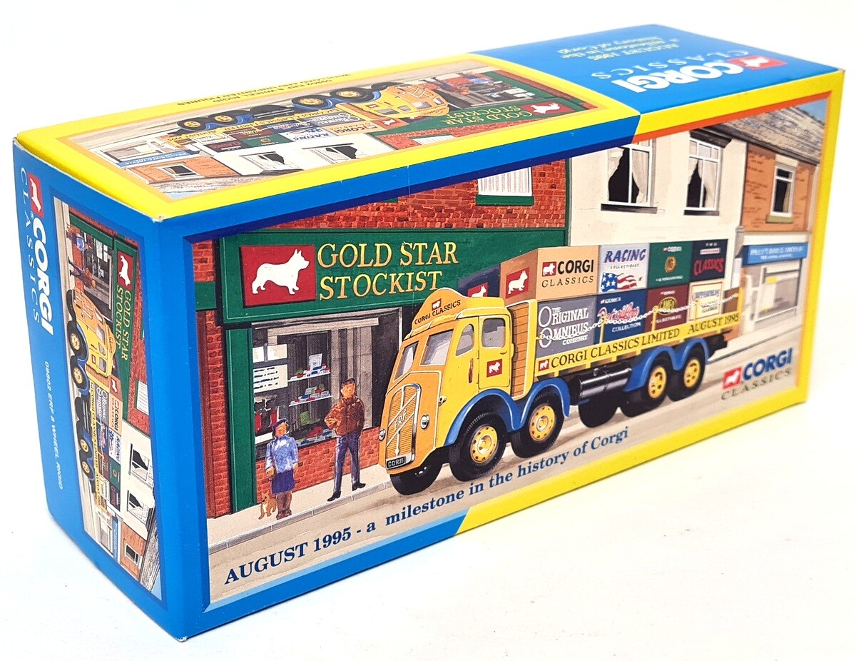 Corgi 1/50 ERF 8 Wheel Rigid Milestone Corgi Delivery 09802
