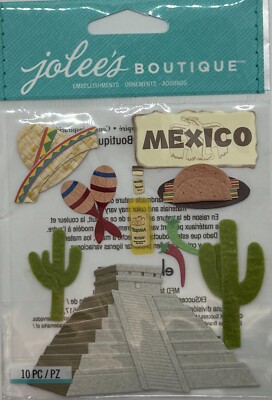 Jolee's Boutique Scrapbook Stickers Travel Theme - International Dimensional