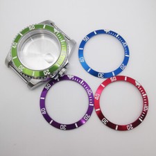 40mm sapphire glass watch case fit nh35 nh34 miyota 8215 PT5000 ETA2824 movement