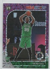 2019-20 Panini Hoops Premium DISCO PURPLE #240 Tacko Fall BOSTON CELTICS RC 4