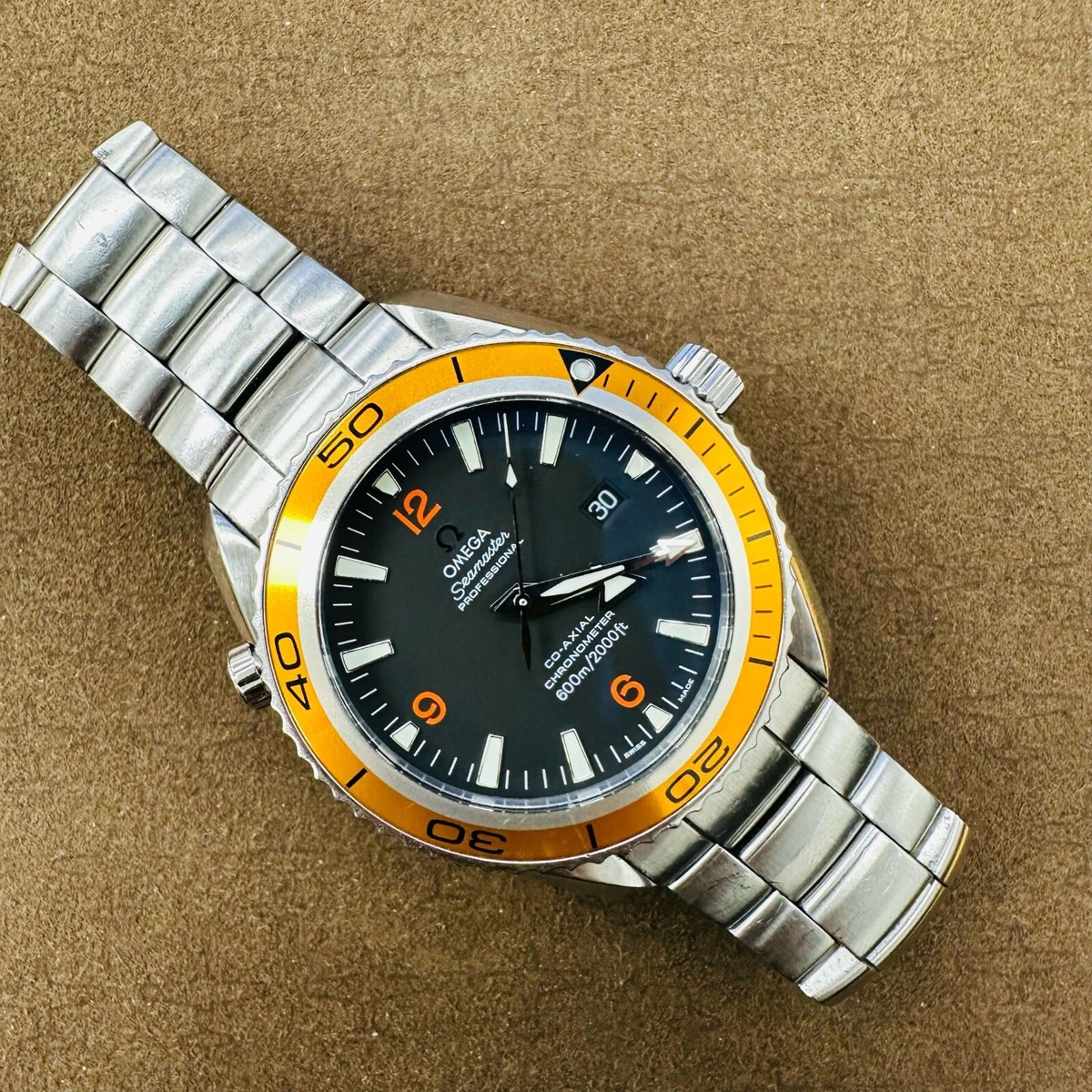 Omega Seamaster Planet Ocean 2208.50.00 Pre-Owned Watch Only 