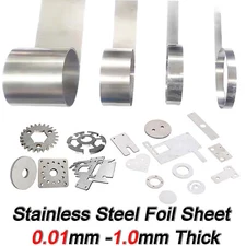 A2(304) Stainless Steel Foil Sheet 0.01mm - 1.0mm Thick Fine Plate Strip Steel