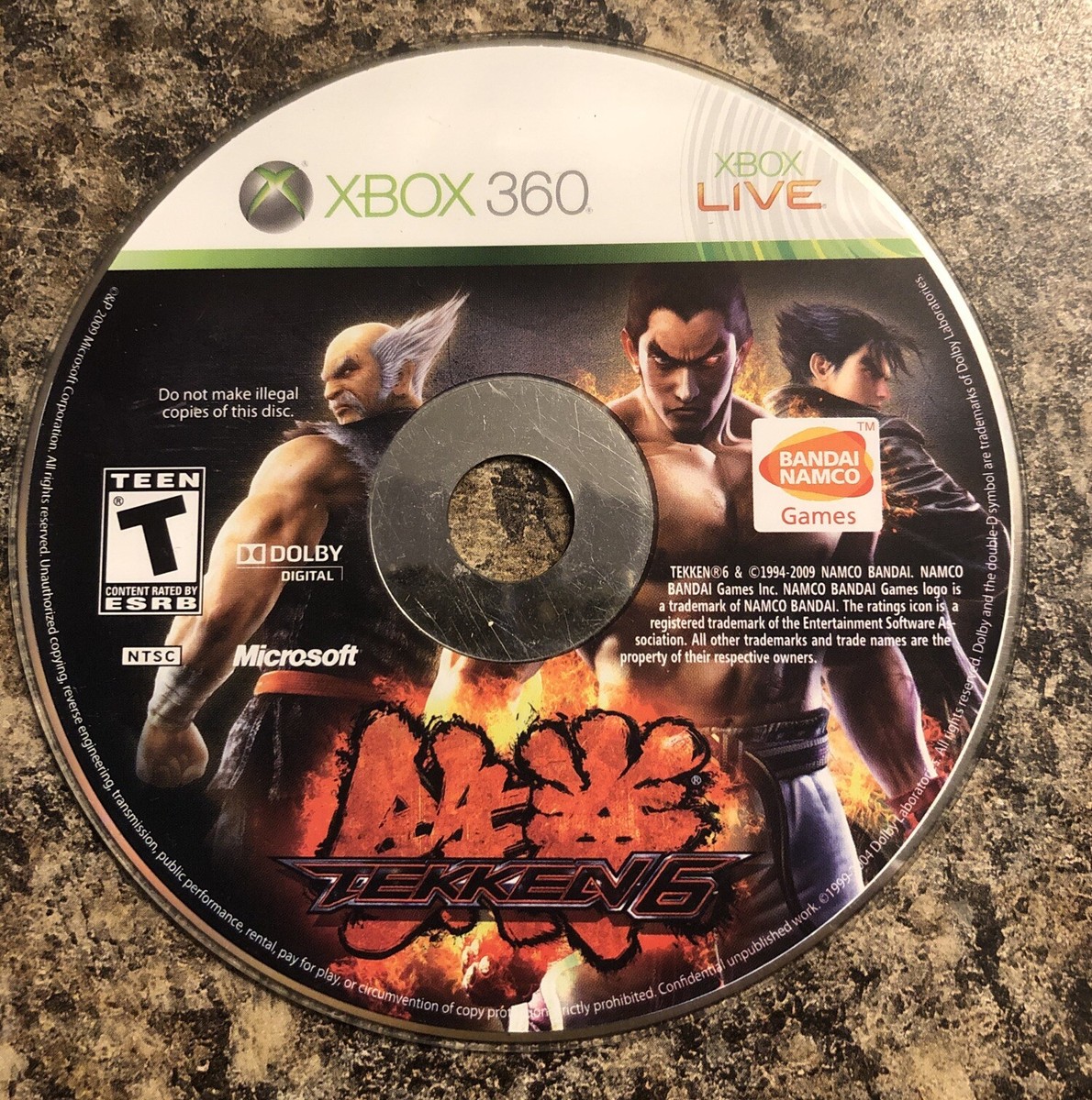 Microsoft Xbox 360 Disc Only Tekken 6 Xbox One Video Game | eBay