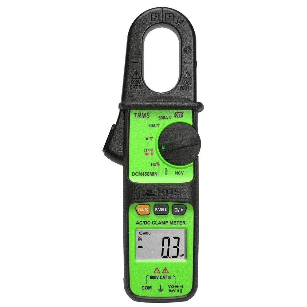 KPS DCM450MINI Pinza amperometrica AC/DC 600A TRMS 600V