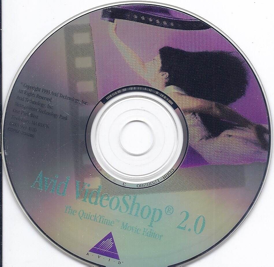 vintage softwrae - Apple AVID VideoShop 2.0 CD