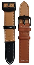 2 item Leather Watch Band Strap For Samsung Galaxy Watch 4 Classic 46mm 42mm
