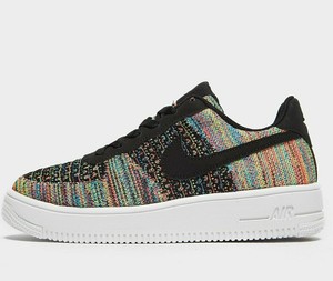 Nike Air Force 1 Flyknit 2.0 GS ( UK Sizes: 3.5 4 5.5 ) Rainbow Pattern NEW  | eBay