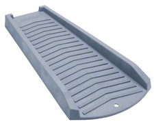 Amerimax 3014-12 Slate Gray Winylowy Downspout Blok rozbryzgowy 24" cale x 11" x 2"